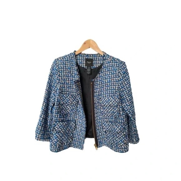 Smythe Blue Tweed Jacket - Picture 2 of 5